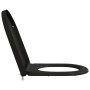 Asiento de Inodoro de Liberación Rápida Negro