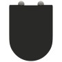 Asiento de Inodoro de Liberación Rápida Negro