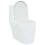 Asiento de Inodoro de Liberación Rápida Blanco
