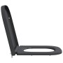 Asiento de Inodoro de Liberación Rápida Antracita