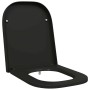Asiento de Inodoro de Liberación Rápida Negro
