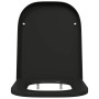 Asiento de Inodoro de Liberación Rápida Negro
