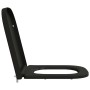 Asiento de Inodoro de Liberación Rápida Negro