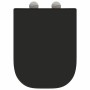 Asiento de Inodoro de Liberación Rápida Negro