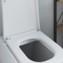 Asiento de Inodoro de Liberación Rápida Blanco