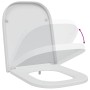 Asiento de Inodoro de Liberación Rápida Blanco
