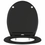 Asiento de Inodoro de Liberación Rápida Negro