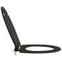 Asiento de Inodoro de Liberación Rápida Negro