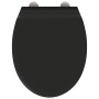 Asiento de Inodoro de Liberación Rápida Negro