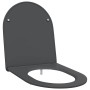 Asiento de Inodoro de Liberación Rápida Antracita
