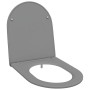 Asiento de Inodoro de Liberación Rápida Gris 44 x 36.4 x 3.4 cm