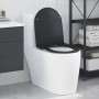 Asiento de Inodoro de Liberación Rápida Negro