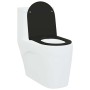 Asiento de Inodoro de Liberación Rápida Negro