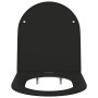 Asiento de Inodoro de Liberación Rápida Negro