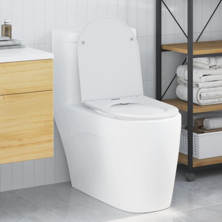 Asiento de Inodoro de Liberación Rápida Blanco