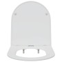 Asiento de Inodoro de Liberación Rápida Blanco