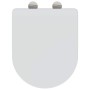 Asiento de Inodoro de Liberación Rápida Blanco