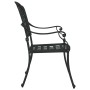 Silla de Jardín 2 pcs Negro 55 x 56.5 x 91cm Aluminio