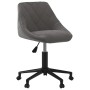 Dark Gray Velvet Swivel Office Chair by vidaXL, Office chairs - Ref: Foro24-335485, Price: 95,46 €, Discount: %