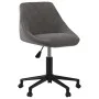 Silla de oficina giratoria de terciopelo gris oscuro de vidaXL, Sillas de oficina - Ref: Foro24-335485, Precio: 94,49 €, Desc...