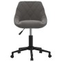 Drehbarer Bürostuhl aus dunkelgrauem Samt von vidaXL, Bürostühle - Ref: Foro24-335485, Preis: 96,38 €, Rabatt: %