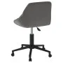 Silla de oficina giratoria de terciopelo gris oscuro de vidaXL, Sillas de oficina - Ref: Foro24-335485, Precio: 94,49 €, Desc...
