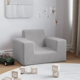 Light gray soft plush children's sofa by vidaXL, Baby and Toddler Furniture - Ref: Foro24-341810, Price: 32,08 €, Discount: %