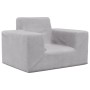 Hellgraues Kindersofa aus weichem Plüsch von vidaXL, Baby- und Kleinkindmöbel - Ref: Foro24-341810, Preis: 32,60 €, Rabatt: %