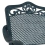 Silla de Jardín 2 pcs Verde 55 x 56.5 x 91cm Aluminio