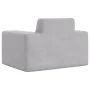 Hellgraues Kindersofa aus weichem Plüsch von vidaXL, Baby- und Kleinkindmöbel - Ref: Foro24-341810, Preis: 32,08 €, Rabatt: %