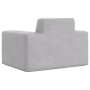 Hellgraues Kindersofa aus weichem Plüsch von vidaXL, Baby- und Kleinkindmöbel - Ref: Foro24-341810, Preis: 32,60 €, Rabatt: %