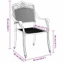 Silla de Jardín 2 pcs Verde 55 x 56.5 x 91cm Aluminio