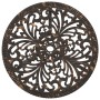 Juego Bistro de Jardín 3 pcs Bronce Aluminio