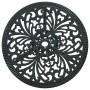 Juego Bistro de Jardín 3 pcs Negro Aluminio