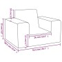 Hellgraues Kindersofa aus weichem Plüsch von vidaXL, Baby- und Kleinkindmöbel - Ref: Foro24-341810, Preis: 32,60 €, Rabatt: %