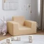 Cremefarbenes, weiches Plüsch-Kindersofa von vidaXL, Baby- und Kleinkindmöbel - Ref: Foro24-341812, Preis: 29,90 €, Rabatt: %