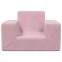 Kinder-Sofa aus weichem rosa Plüsch von vidaXL, Baby- und Kleinkindmöbel - Ref: Foro24-341814, Preis: 39,74 €, Rabatt: %
