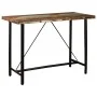 Bar furniture 5 pieces solid recycled wood genuine leather by vidaXL, Furniture sets for kitchens and dining rooms - Ref: For...