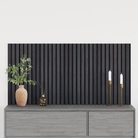 Paneles acústicos de pared 2 uds listones 60,5x60 cm