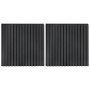 Paneles acústicos de pared 2 uds listones 60,5x60 cm en Recubrimiento de paredes | Comprar online en Foro24