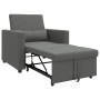 Sofá Cama Individual Gris oscuro 90 x 165 x 87 cm tela