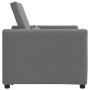 Sofá Cama Individual Gris oscuro 90 x 165 x 87 cm tela
