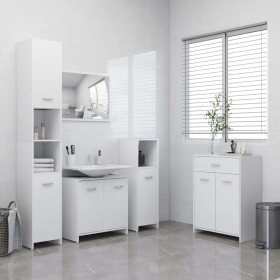 Weißes 4-teiliges Badezimmermöbelset von vidaXL, Badezimmermöbel - Ref: Foro24-3071711, Preis: 221,68 €, Rabatt: %