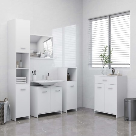 Juego de muebles de baño 4 piezas blanco de vidaXL, Muebles de baño - Ref: Foro24-3071711, Precio: 228,87 €, Descuento: %