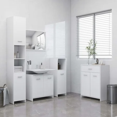 White 4-piece bathroom furniture set by vidaXL, Bathroom furniture - Ref: Foro24-3071711, Price: 219,78 €, Discount: %
