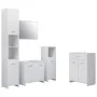 White 4-piece bathroom furniture set by vidaXL, Bathroom furniture - Ref: Foro24-3071711, Price: 219,78 €, Discount: %