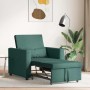Sofá Cama Individual Verde oscuro 90 x 165 x 87 cm tela