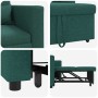 Sofá Cama Individual Verde oscuro 90 x 165 x 87 cm tela