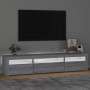 TV-Schrank mit LED-Leuchten Sonomagrau 195x35x40 cm von vidaXL, TV-Möbel - Ref: Foro24-3152744, Preis: 129,83 €, Rabatt: %