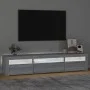 TV-Schrank mit LED-Leuchten Sonomagrau 195x35x40 cm von vidaXL, TV-Möbel - Ref: Foro24-3152744, Preis: 129,88 €, Rabatt: %